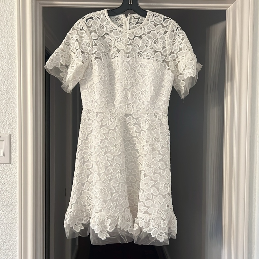 Shoshanna White Lace Dress
